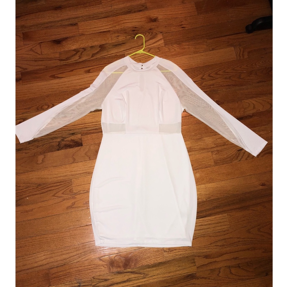 White long sleeve dress from Fashion To Figure